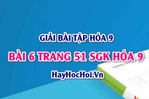 Giải bài 6 trang 51 SGK Hóa 9: Tính chất hóa học của Kim Loại, tác dụng với axit, phi kim và muối